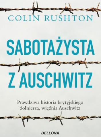 okładka książki na której widać drut kolczasty na białym tle