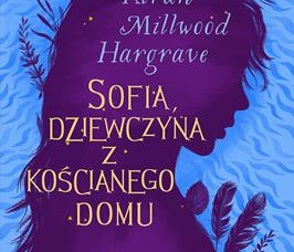 Okładka książki na której widać cień dziewczyny na niebieskim tle.