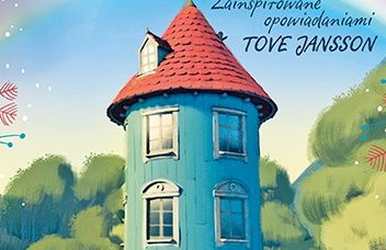 Na tle lasu domek Muminków