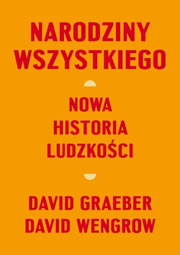 Na żółtym tle czerwony tytuł