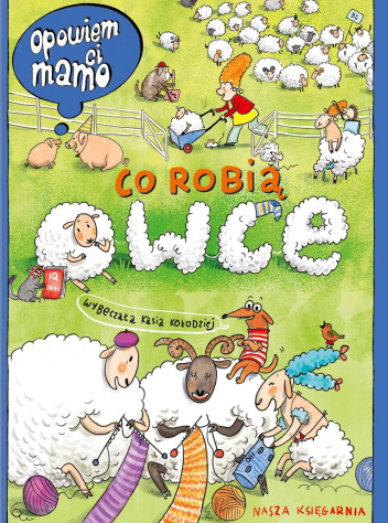 Na zielonej trawie wesołe owce