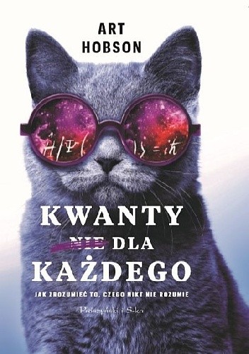 Ciemny kot w okrągłych okularach