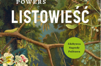 Na zielonej okładce rysunek głębi lasu. na którym są liście i kwiaty