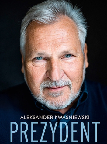 Na czarnym tle zdjęcie twarzy prezydenta