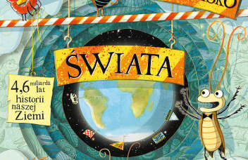 Robaczki na tle kuli ziemskiej