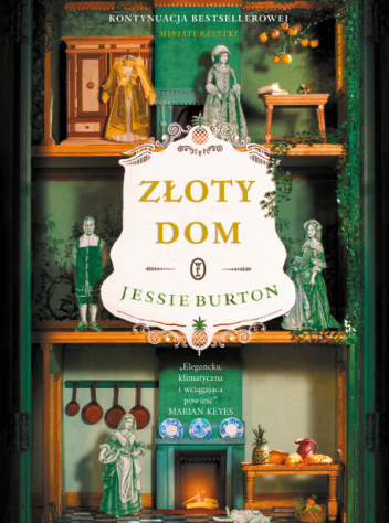 Zielona szafka z miniaturkami