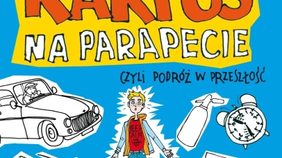 Na niebieskim tle rysunek Kaktusa i wielu innych rzeczy