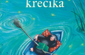 Śpiący krecik na łódce