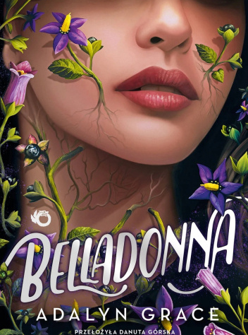 Twarz kobiety z kwiatami