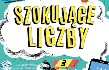 Kolorowa okładka z tytułem w chmurze