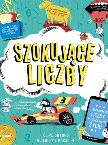 Kolorowa okładka z tytułem w chmurze